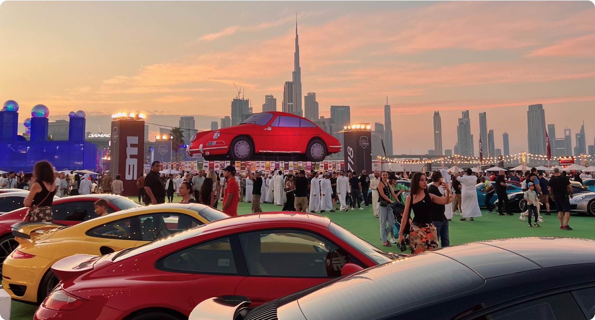 Arabesque Live Installation — TREDEX × Karim Rashid